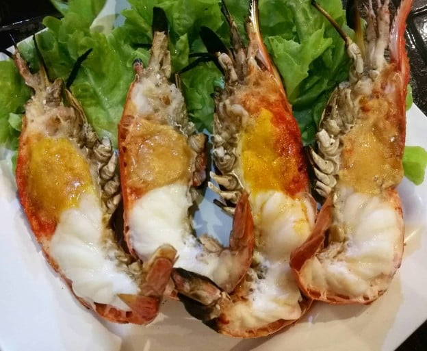 เมนูของร้าน บ.กุ้งเผา เชียงใหม่ เชียงใหม่