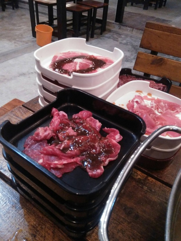 เมนูของร้าน จิ้มจุ่มซุ้มสบาย บุฟเฟ่ต์