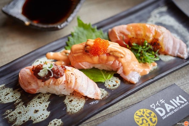 เมนูของร้าน Daiki Japanese Restaurant ทองหล่อ ซอย 9