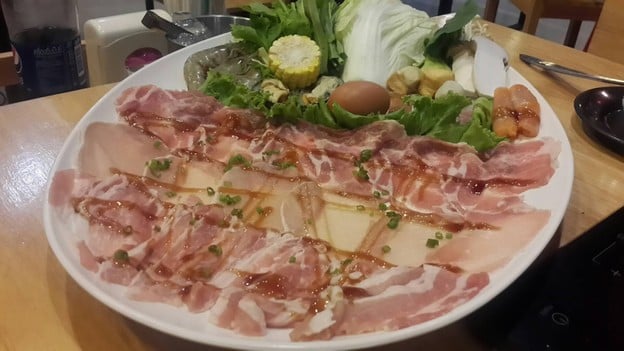 เมนูของร้าน Shabu Indy คลอง 4 ปทุมธานี