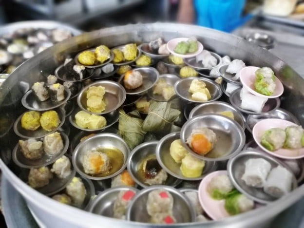 เมนูของร้าน ติ่มซำสามกอง