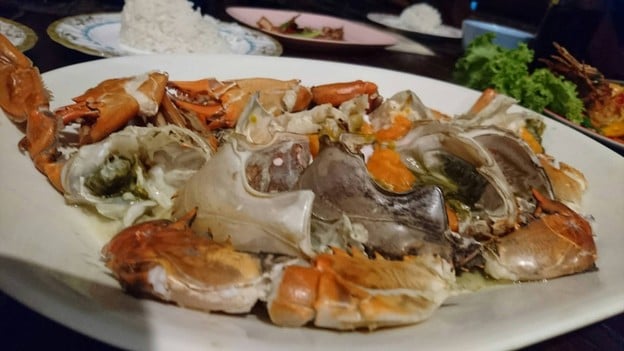 เมนูของร้าน ครัวครูหมูอาหารทะเล