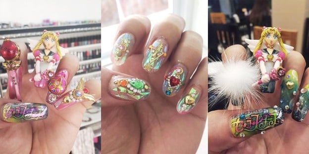 สาวกเซเลอร์มูนห้ามพลาด! กับเทรนด์เล็บสุดแปลกสไตล์ WuudyWonderNails ♡