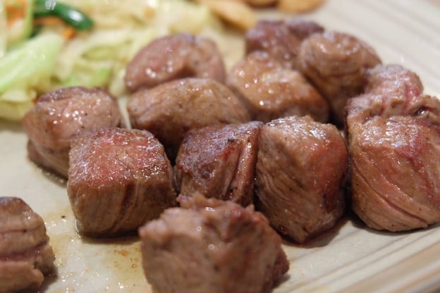 เมนูของร้าน Kobe Steakhouse อาคารสยามกิตต์