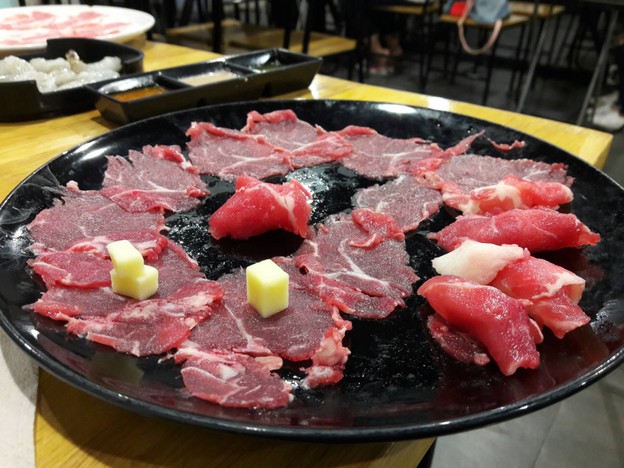 เมนูของร้าน ชาบู ชาบูนางใน เมเจอร์ปิ่นเกล้า