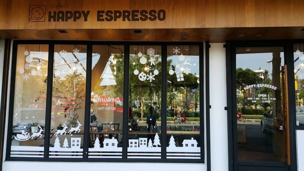 หน้าร้าน Happy Espresso วงเวียน 22