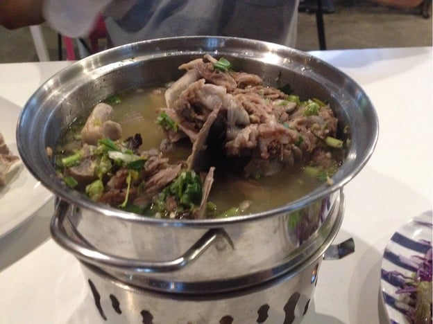 เมนูของร้าน ตุ๋นโดนปาก (ซุปเปอร์เล้ง)