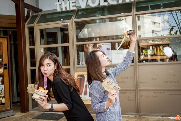 เมนูของร้าน The Volcano หลัง มช.
