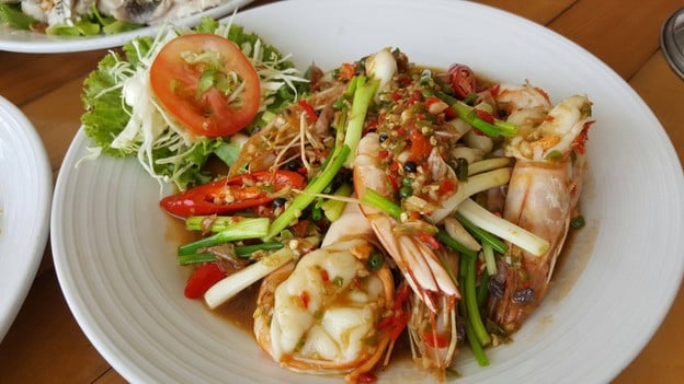 เมนูของร้าน ติดดิน ซีฟู้ด