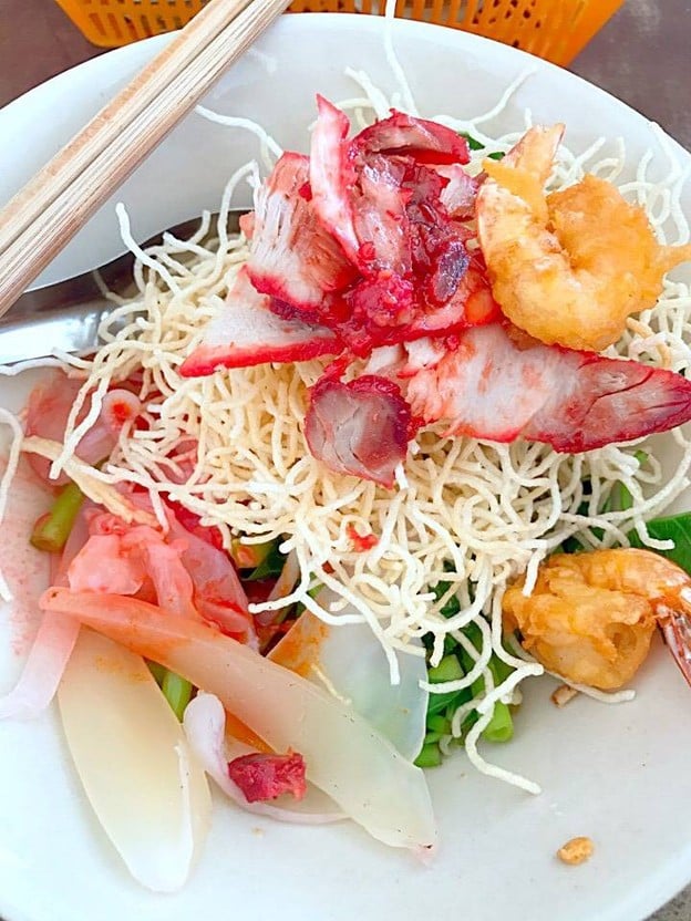 เมนูของร้าน หมี่แป๊ะเถว
