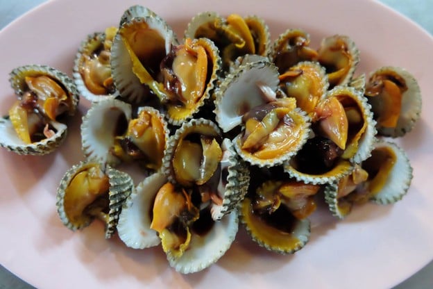 เมนูของร้าน ป้าจินหอยแครงเยาวราช เยาวราช