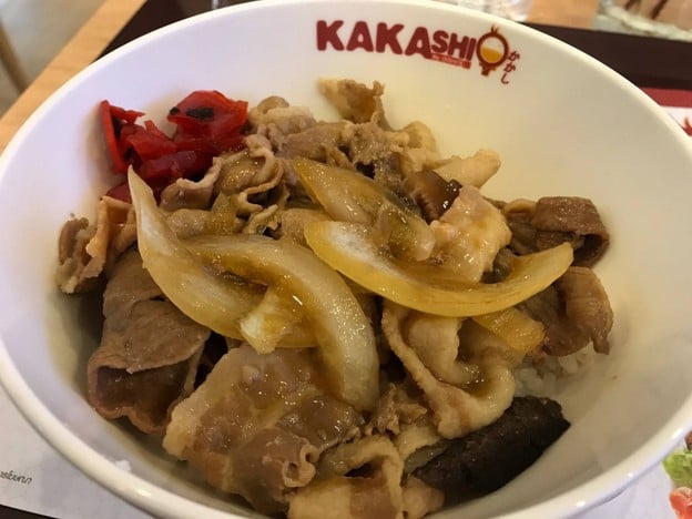 เมนูของร้าน Kakashi by Oishi ฟอร์จูน ทาวน์