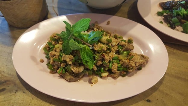 เมนูของร้าน ศิลปินลาบก้อยแอทขอนแก่น