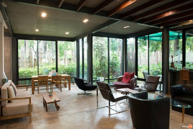 บรรยากาศ Cafe de' Forest สำนักงานป่าไม้