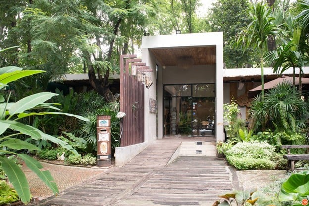 บรรยากาศ Cafe de' Forest สำนักงานป่าไม้