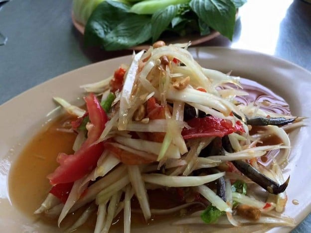 เมนูของร้าน โกแบงค์แซ่บอีสาน หน้าการปะปา