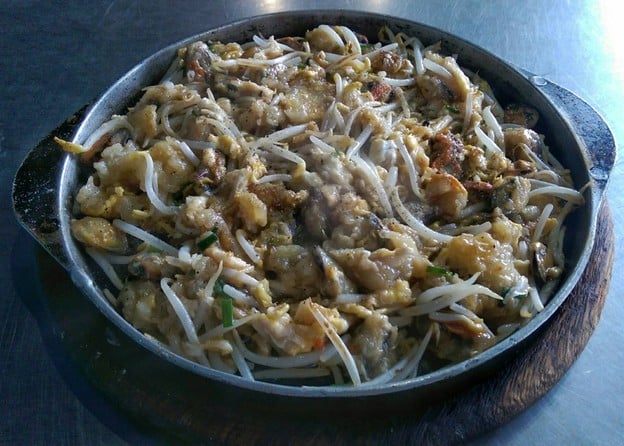 เมนูของร้าน คุณฮั้วหอยทอดกระทะร้อน