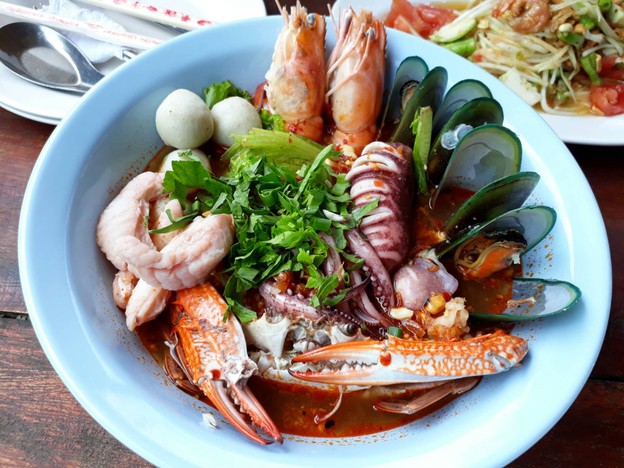 เมนูของร้าน ข้าวผัดโคตรปู @ กินปู เพชรบูรณ์