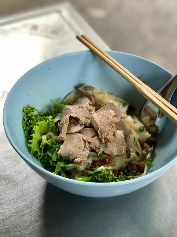 เมนูของร้าน ก๋วยเตี๋ยวเป็ด สูตรแต้จิ๋ว