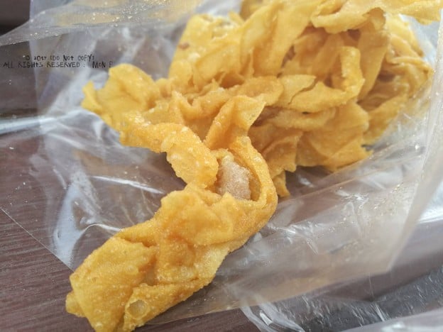 เมนูของร้าน เกี๊ยวทอด นายอ้วน การคลัง