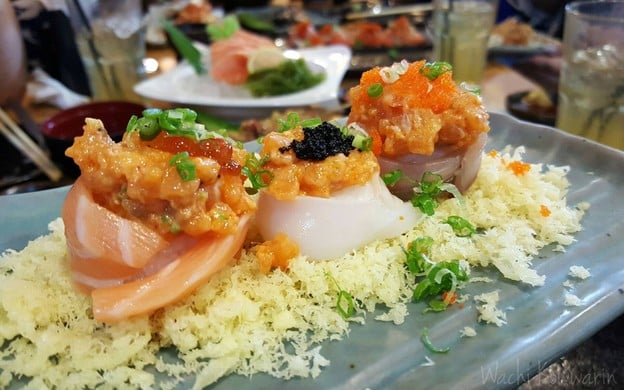 เมนูของร้าน Okami Sushi Japanese Restaurant The Cystal SB ราชพฤกษ์