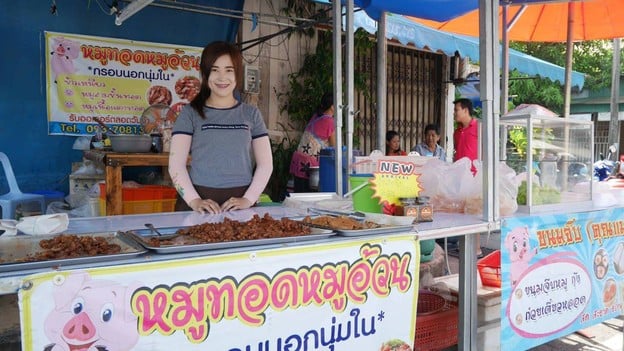 หมูทอดหมูอ้วน