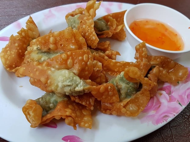 มานาก๋วยเตี๋ยวหมูตำลึง **กรณีไม่มีตำลึง จะใส่ผักบุ้งแทน**