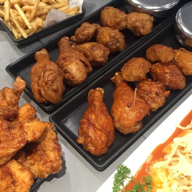 เมนูของร้าน BonChon มาบุญครอง