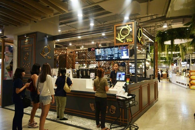 หน้าร้าน KOI Thé Central Bangna ชั้น B1 โซนด้านหน้าห้าง