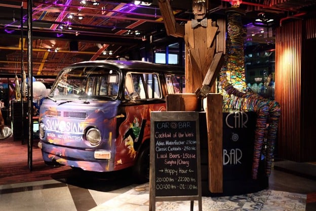 หน้าร้าน Car Bar Siam@Siam Design Hotel Pattaya