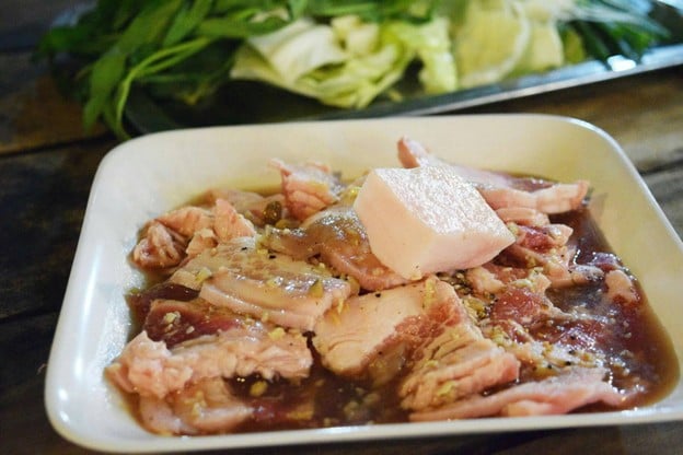 เมนูของร้าน นันทวันทน์ เนื้อย่างเกาหลี