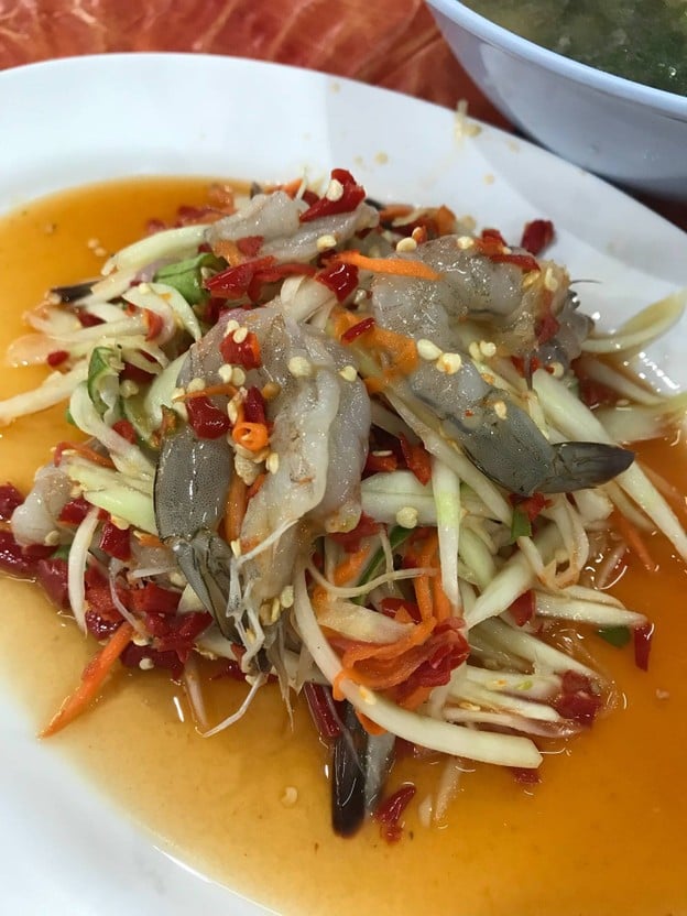 เมนูของร้าน แซ่บวัน ตำซั่ว Original