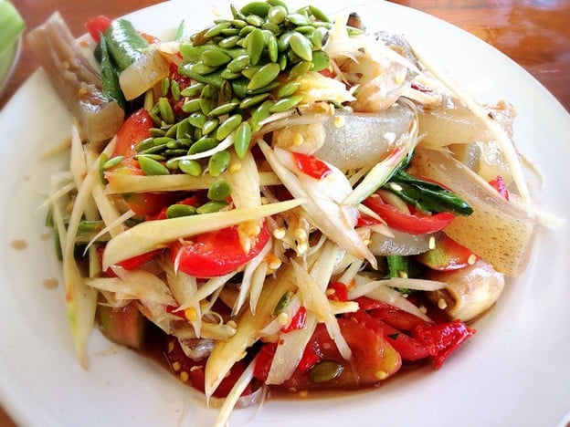 เมนูของร้าน นิดหน่อยส้มตำ