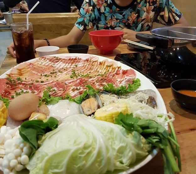 เมนูของร้าน Shabu Indy สุทธิสาร