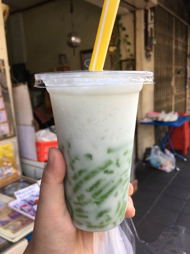 เมนูของร้าน เพ้งลอดช่องสิงคโปร์ ศาลเจ้าพ่อเสือ San Chaopho Suea