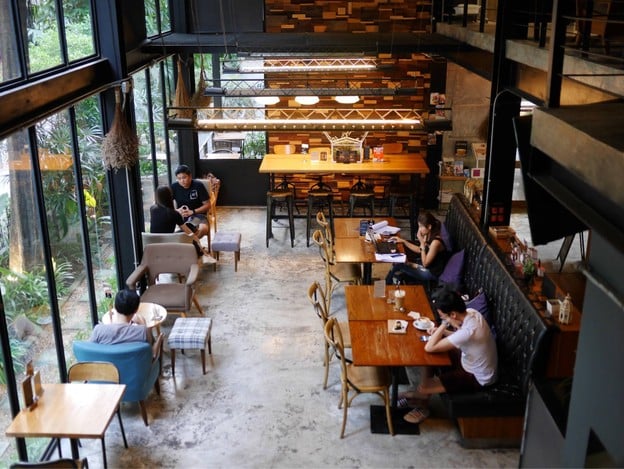 บรรยากาศ HeyCoffee พระราม 9 ซอย 53