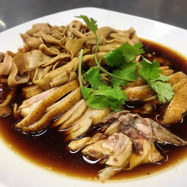 เมนูของร้าน ซ้งเป็ดพะโล้ วังหิน