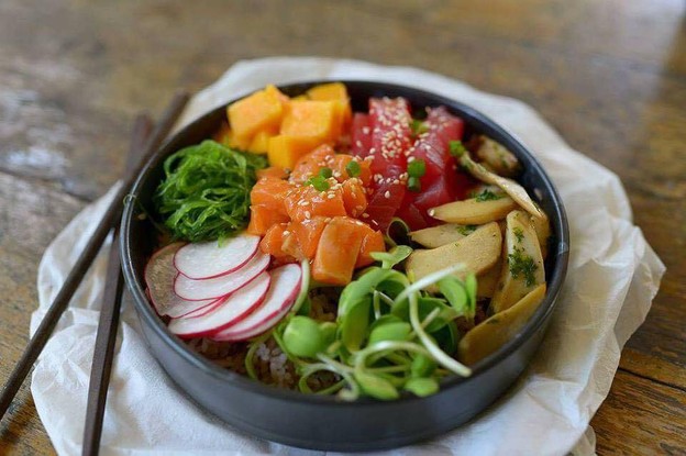 เมนูของร้าน Island Poke Bowl