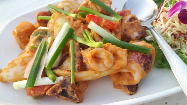 เมนูของร้าน ปูกะเอ ริเวอร์ไซด์
