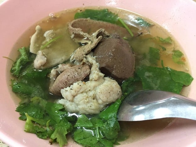 เมนูของร้าน เกาเหลาตี๋อ้วน เอกชัย