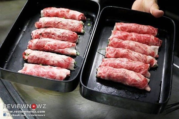 เมนูของร้าน Nami Teppanyaki Steakhouse โรงแรมเจดับบลิว แมริออท กรุงเทพฯ