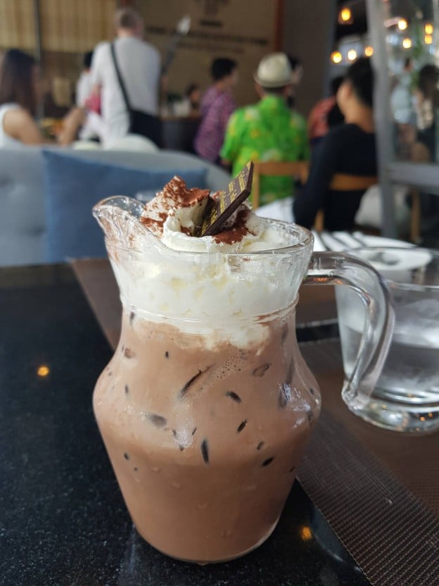 เมนูของร้าน The Chocolate Factory Shop & Restaurant Pattaya