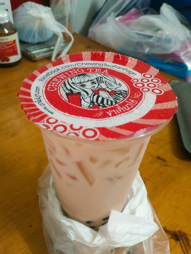 เมนูของร้าน Chewing Tea ชานมไข่มุก