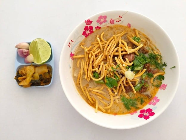 เมนูของร้าน ข้าวซอยอิสลาม