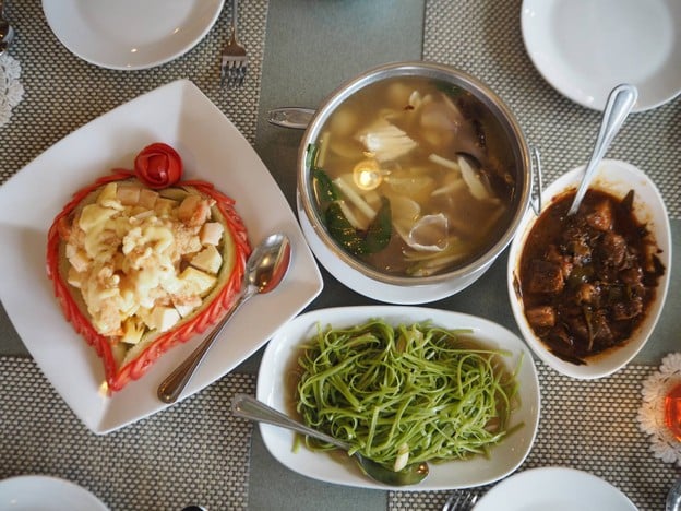 เมนูของร้าน ครัวมณีจันท์