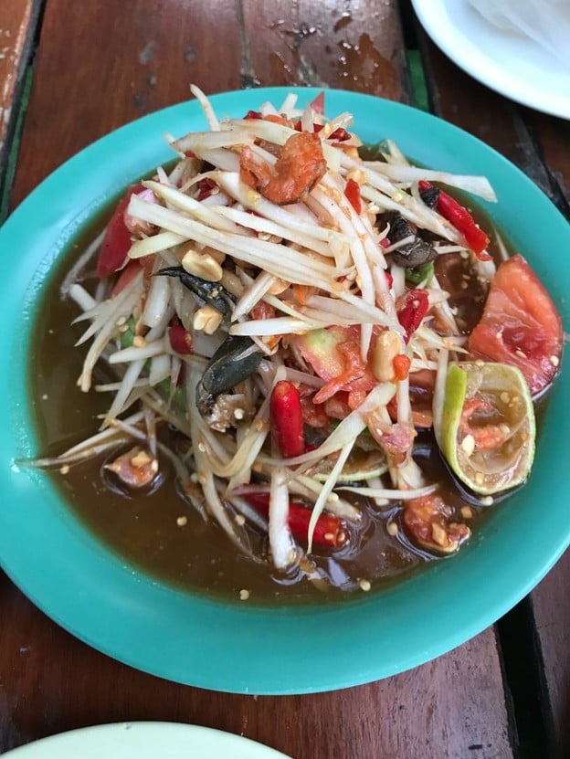 เมนูของร้าน ไก่บ้านย่างเขาสวนกวางป๋านึก บางนา บางนา