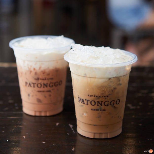 เมนูของร้าน ปาท่องโก๋เสวย คาเฟ่ บางลำพู