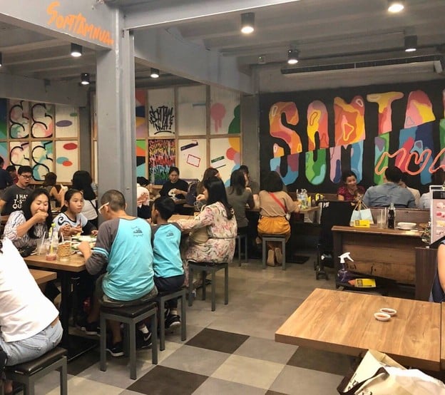 บรรยากาศ ส้มตำนัว Siam Square Soi 5