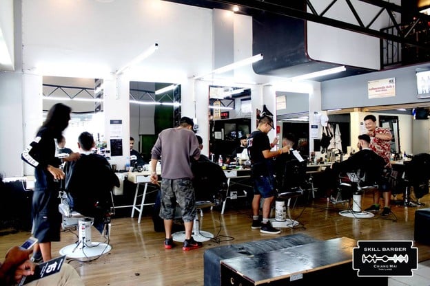 บรรยากาศ Skill Barber ห้วยแก้ว