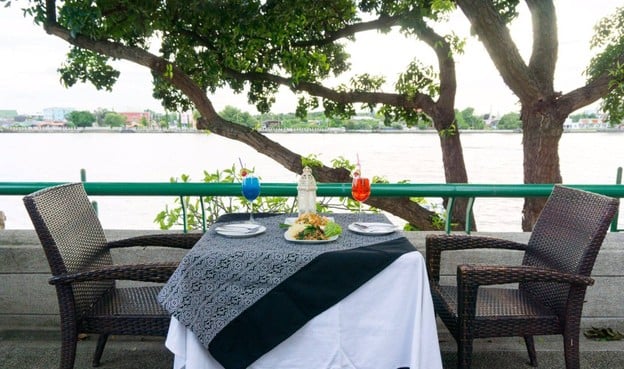 บรรยากาศ แซ่บริมน้ำ